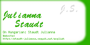 julianna staudt business card